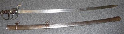 Lot 275 - An 1821 Pattern Cavalry Trooper's Sword, to the 5th Irish Lancers, with 86cm plain single edge...