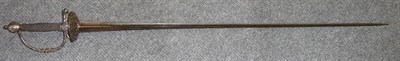 Lot 277 - An Early 18th Century Small Sword, the 79cm tapering triangular section fullered steel blade...
