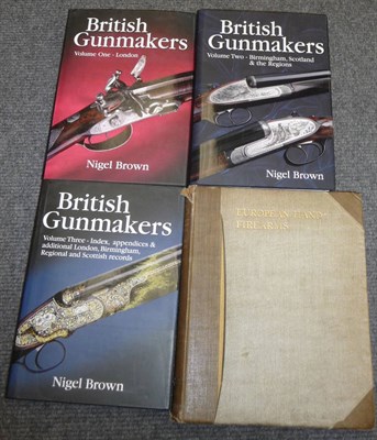 Lot 381 - Four Books:-  European Hand Firearms of the Sixteenth, Seventeenth & Eighteenth Centuries by...