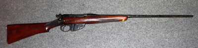 Lot 384 - SHOTGUN CERTIFICATE REQUIRED FOR THIS LOT A Lee Metford Mark II Bolt Action Rifle Converted to...