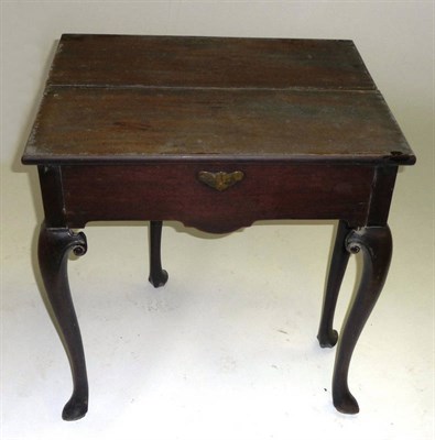 Lot 1447 - An Unusual George II Mahogany Foldover Card Table, mid 18th century, the hinged top above a...