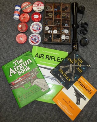 Lot 437 - Air Rifle Interest:- Four Books - Air Guns and Air Pistols by L Wesley, The Air Gun Book by...