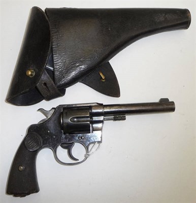 Lot 491 - A Deactivated Colt  New Service .455 Calibre Eley Double Action Revolver, six shot, numbered...