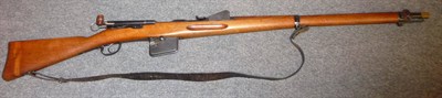 Lot 507 - An 1889 Model Schmidt-Rubin 7.5mm Bolt Action Service Rifle, serial number 180922, with...