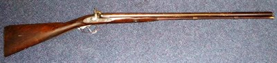 Lot 531 - A 19th Century Percussion Cap Double Barrel Sporting Gun by Richardson of Cork, the 76cm steel...