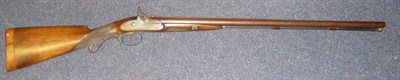 Lot 551 - A 19th Century Percussion Cap Double Barrel Sporting Gun by Turner, Halifax, the 76cm browned steel