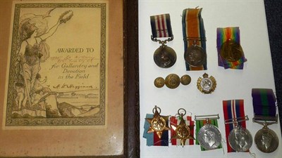 Lot 6 - A First World War Gallantry Group of Three Medals, awarded to 107315 SPR.H.STOREY. R.E., comprising