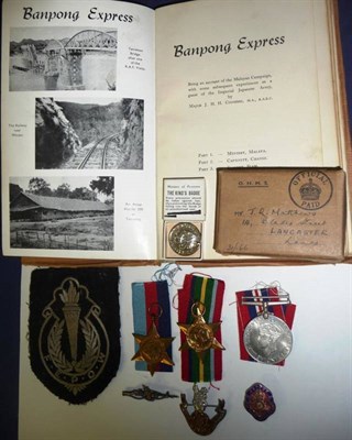 Lot 51 - A Second World War Trio, comprising 1939-45 Star, Pacific Star and War Medal, to J R Matthews,...