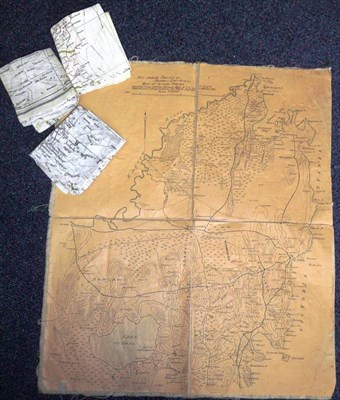 Lot 81 - A First World War Map Showing a Portion of German East Africa, west of Victoria Nyanza 1915, backed