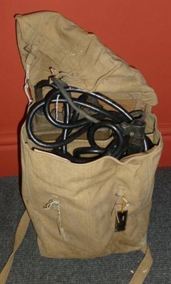 Lot 82 - A Detector, Mine No.4 ZA.24238, numbered 15203, in canvas bag with instruction manual and leaflets