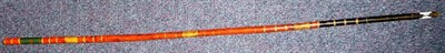 Lot 118 - A 19th Century Painted Wood Swagger Stick, possibly to the  Ulster Regiment, of slightly...