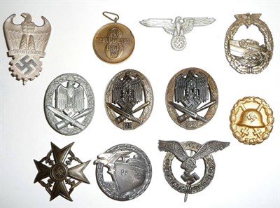 Lot 159 - A German Third Reich SS Long Service Medal: 8 Years Service; a Copy of a German Third Reich General