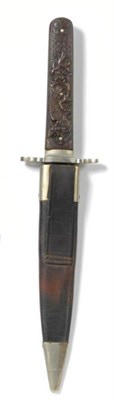 Lot 194 - An Early 20th Century Bowie Knife by Joseph Rogers & Sons, Sheffield, the 18cm single edge...