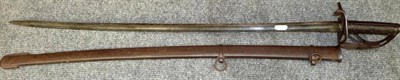 Lot 203 - A Victorian 1853 Pattern Cavalry Trooper's Sword, the 89.5cm single edge broad fullered steel blade