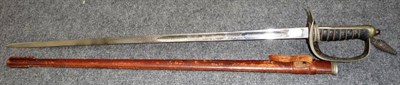 Lot 209 - A George V 1897 Pattern Infantry Officer's Sword, the 82cm single edge fullered steel blade...