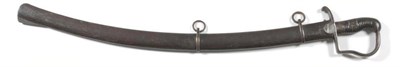 Lot 234 - A German 1796 Pattern Light Cavalry Troopers Sword, the 82cm single edge broad fullered curved...