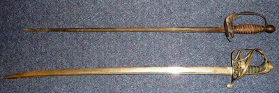 Lot 237 - A George IV 1822 Pattern Infantry Officer's Sword, with 82.5cm pipe back steel blade, brass...