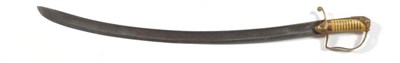 Lot 263 - An Early 19th Century British or American Flank Officer's Sabre, the 78cm single edge broad...