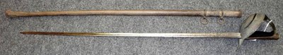 Lot 272 - An Early 20th Century Italian Dress Sword, the 88cm pipe back chromed steel epee blade etched...