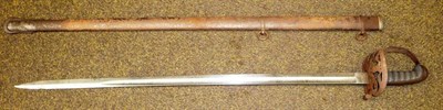 Lot 277 - A Victorian 1854 Pattern Sword to the 4th West Yorkshire Rifles, the 77cm single edge fullered...