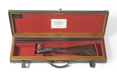 Lot 407 - SHOTGUN CERTIFICATE REQUIRED FOR THIS LOT A Boss & Co Patent 12 Bore Side by Side Double Barrel...