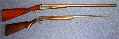 Lot 411 - SHOTGUN CERTIFICATE REQUIRED FOR THIS LOT An AYA Yeoman 12 Bore Side by Side Double Barrel...