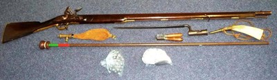 Lot 431 - SHOTGUN CERTIFICATE REQUIRED FOR THIS LOT A Copy of a Brown Bess 10 Bore Flintlock Musket, the...