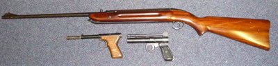 Lot 472 - PURCHASER MUST BE 18 YEARS OR OVER An Airsporter .22 Calibre Air Rifle, numbered GC1906, tap...