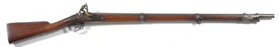 Lot 533 - An 18th Century French Flintlock Three Band Musket, the 93cm steel barrel stamped with a...