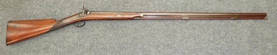 Lot 535 - A 19th Century Percussion Cap Sporting Gun, the 89.5cm two stage steel barrel octagonal at the...