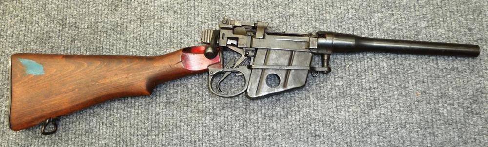 Lot 537 - A Deactivated Skeletonised No.4 Mk.I Lee Enfield Rifle, the top of the action stamped SKN2428, with