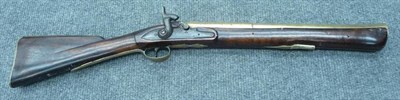 Lot 539 - A Late 18th/Early 19th Century Blunderbuss, with barrel and nipple conversion from a flintlock, the