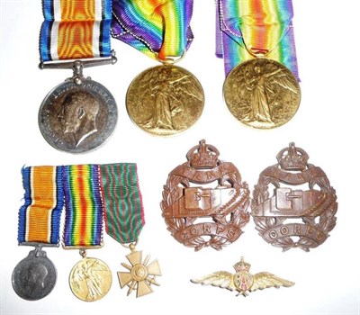 Lot 1 - A First World War Pair, awarded to LIEUT.J.W.COCHRANE, comprising British War Medal and Victory...