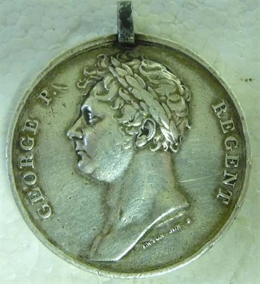 Lot 17 - A Waterloo Medal 1815, awarded to **JOHN SAVAGE, 1ST. BATT. 4TH. REG.FOOT.**, Post- 1881 The King's