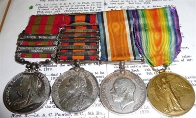 Lot 36 - A Victorian/ George V Group of Four Medals, awarded to CAPT. (later COL.) E.H.R.C.R. PLATT...
