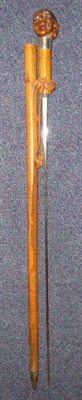 Lot 144 - A 19th Century Malacca Sword Stick, the 63.5cm square tapering stiletto steel blade stamped 5...