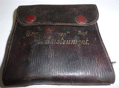 Lot 172 - A Gentleman's Travelling ";Bonsa Tool-Instrument"; Set, with a textured leather wallet...