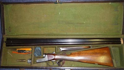 Lot 321 - SHOTGUN CERTIFICATE REQUIRED FOR THIS LOT A Webley & Scott 12 Bore Side by Side Double Barrel...