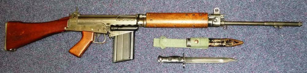 Lot 424 - A Deactivated Ex-Australian Army 7.62mm Self Loading Rifle, LIAI, numbered AD6218540, with...