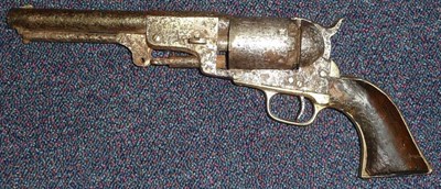 Lot 443 - A Colt Hartford-English Style Dragoon Six Shot Revolver, Third Model, with 19cm cylindrical...