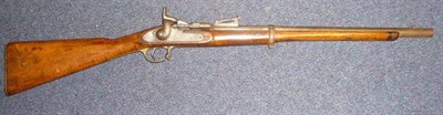 Lot 455 - A Snider-Enfield Mark III .577 Carbine, the barrel and action stamped with War Department markings