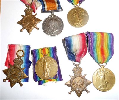 Lot 23 - A First World War Trio, awarded to 124315 PNR.H.TURNER. R.R. comprising 1914-15 Star, British...