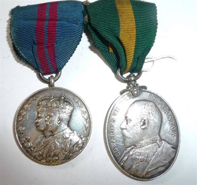 Lot 32 - A Territorial Force Efficiency Medal (Edward VII), awarded to 4639 C.SJT.T.BAILEY. 5/L.N.LANC:R.; a