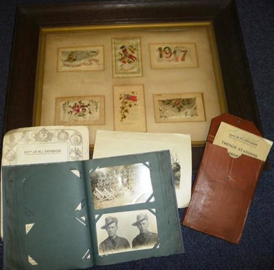 Lot 64 - A Collection of First World War Ephemera, relating to Ply 618 (S) Corporal Allan Mearing...