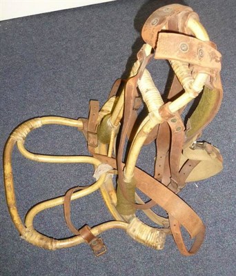 Lot 92 - A Second World War Commando's Rucksack, with bamboo frame, leather and webbing straps **As used...