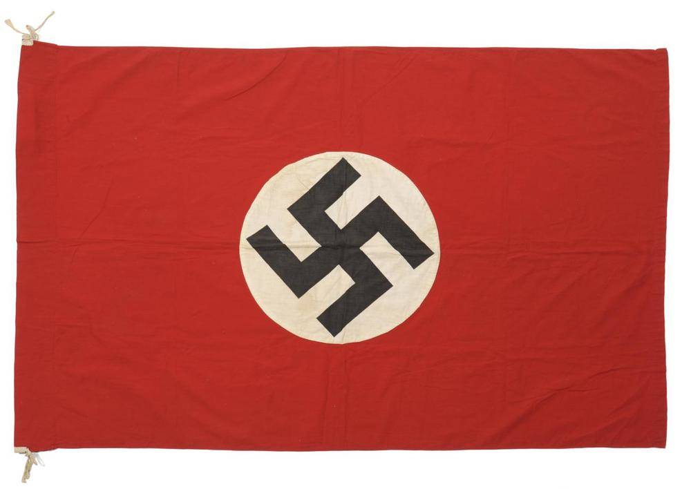 Lot 155 - A German Third Reich Nsdap Flag, With