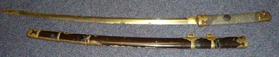 Lot 180 - A Japanese Tachi, of small proportions, the 58cm single edge steel blade with areas of delamination