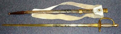 Lot 197 - A George III 1796 Pattern Infantry Officer's Sword by Osborn, the single edge fullered steel...