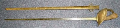 Lot 216 - A 1908 Pattern Mark I Cavalry Trooper's Sword, the 89cm single edge fullered steel blade...