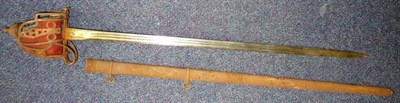 Lot 243 - A George V Scottish Basket Hilt Broadsword to the 6th Volunteer Brigade, Royal Scots Regiment, 83cm